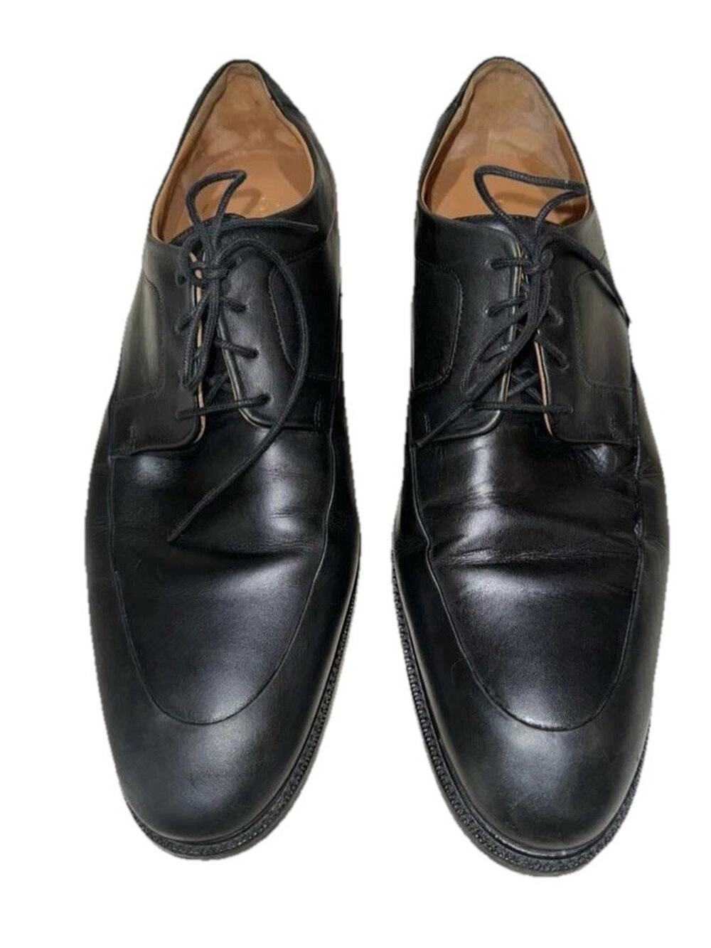 Men’s Cole Haan Black Leather Laceup Dress Shoes SZ 12M